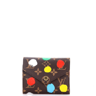 Louis Vuitton Victorine Wallet Yayoi Kusama Painted Dots Monogram Canvas