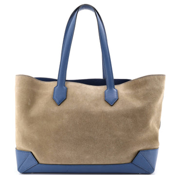 Hermes Maxibox Cabas Doblis Suede with Epsom 36