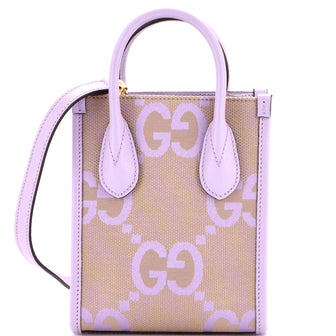 Gucci Vertical Tote Jumbo GG Canvas Mini