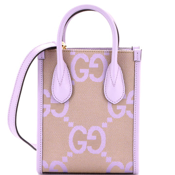 Gucci Vertical Tote Jumbo GG Canvas Mini