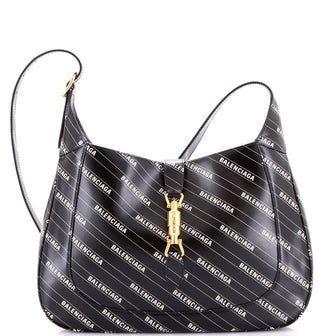 Gucci x Balenciaga The Hacker Project Jackie 1961 Hobo Printed Leather Medium