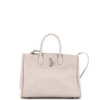 Burberry Rocking Horse Tote Bag Leather Small