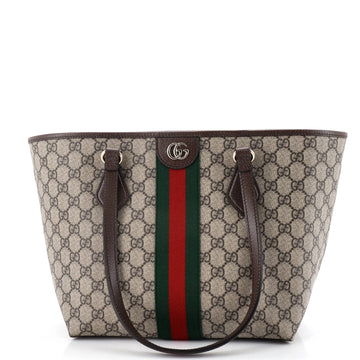 Gucci Ophidia Shopper Tote GG Coated Canvas Medium
