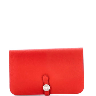 Hermes Dogon Duo Combined Wallet Leather