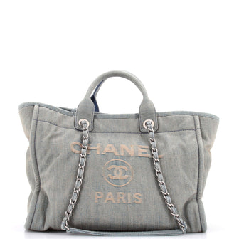 Chanel Deauville NM Tote Denim Medium