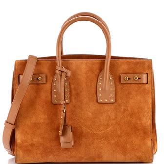 Saint Laurent Sac de Jour Bag Suede Small