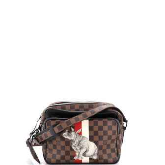 Louis Vuitton Nil Messenger Bag Limited Edition Chapman Savane Damier PM