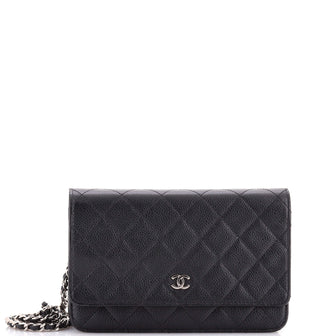 Chanel Wallet on Chain Quilted Caviar