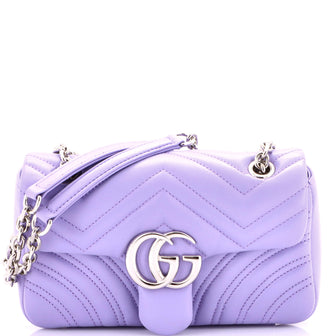 Gucci GG Marmont Flap Bag Matelasse Leather Mini