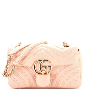 Gucci GG Marmont Flap Bag Matelasse Leather Mini