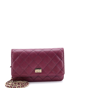 Chanel Reissue 2.55 Wallet on Chain Quilted Lambskin