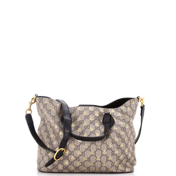 Gucci Convertible Soft Tote Printed GG Coated Canvas Small