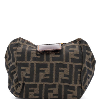 Fendi Vintage Cosmetic Pouch Zucca Canvas Small
