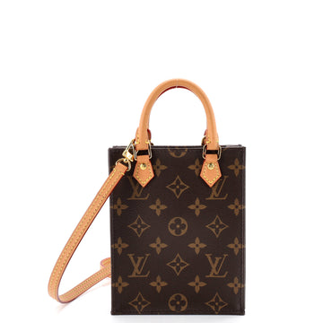 Louis Vuitton Petit Sac Plat Bag Monogram Canvas