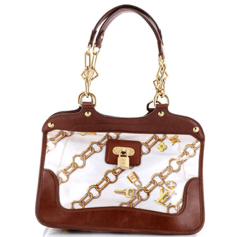 Louis Vuitton Charms Cabas PVC Over Printed Silk