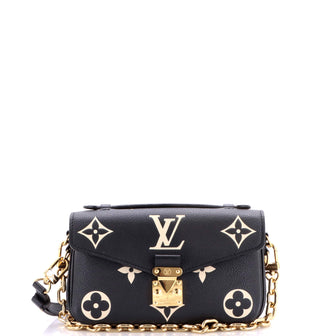 Louis Vuitton Pochette Metis Bicolor Monogram Empreinte Giant East West