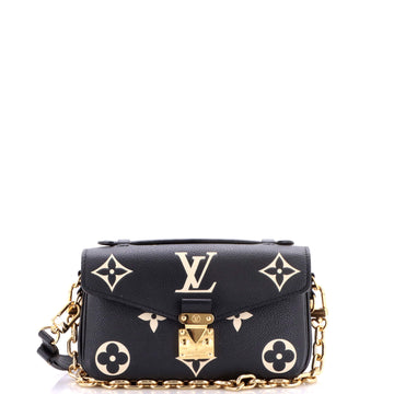 Louis Vuitton Pochette Metis Bicolor Monogram Empreinte Giant East West