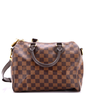 Louis Vuitton Speedy Bandouliere Bag Damier 25