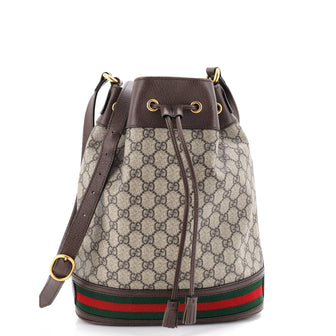 Gucci Ophidia Bucket Bag GG Coated Canvas Medium