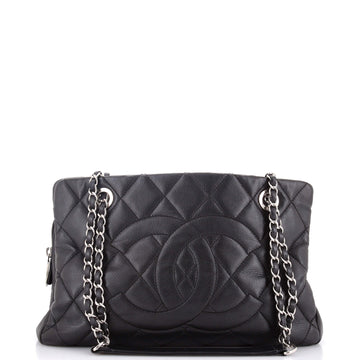 Chanel Timeless CC Shopping Tote Quilted Caviar Medium