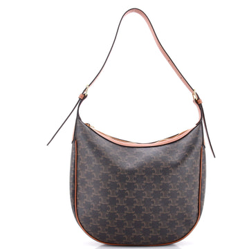 Celine Heloise Bag Triomphe Coated Canvas Medium