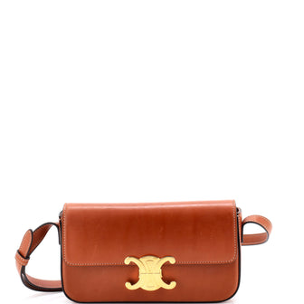 Celine Triomphe East-West Shoulder Bag Smooth Calfskin