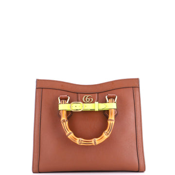 Gucci Diana NM Bamboo Handle Tote Leather Small