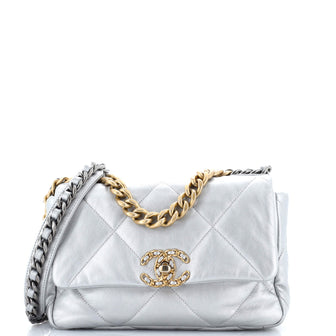 Chanel 19 Flap Bag Quilted Leather Medium