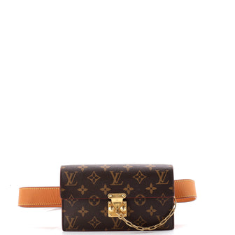 Louis Vuitton S Lock Belt Pouch Monogram Canvas