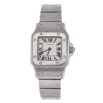 Cartier Santos de Cartier Galbee Quartz Watch Stainless Steel 24