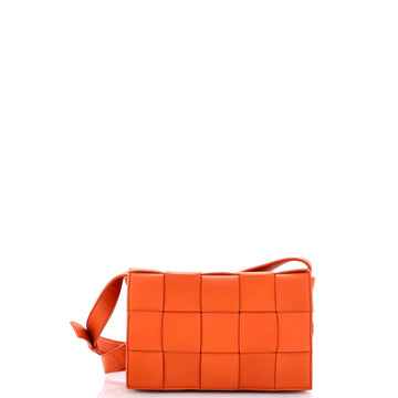 Bottega Veneta Cassette Crossbody Bag Maxi Intrecciato Leather Small