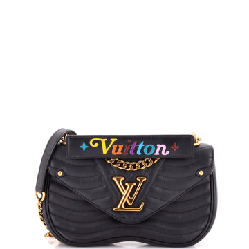 New Wave Chain Bag Quilted Leather MM