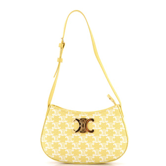 Celine Triomphe Tilly Bag Triomphe Coated Canvas Medium