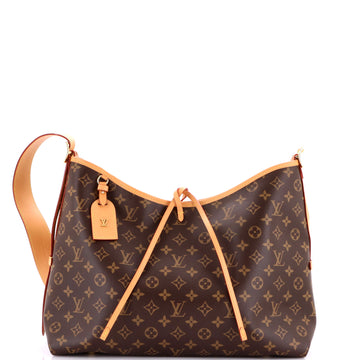 Louis Vuitton CarryAll Hobo Monogram Canvas MM
