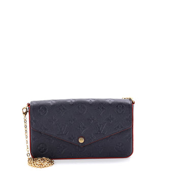 Louis Vuitton Felicie Pochette Monogram Empreinte Leather