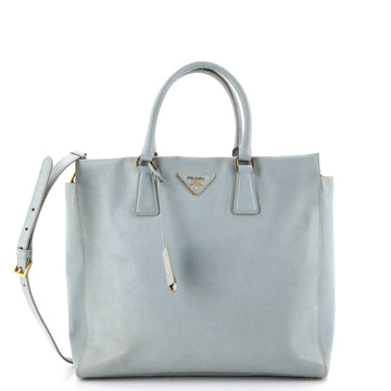 Prada Convertible Open Tote Saffiano Leather Medium