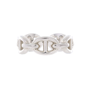 Hermes Chaine d'Ancre Enchainee Ring Sterling Silver Small