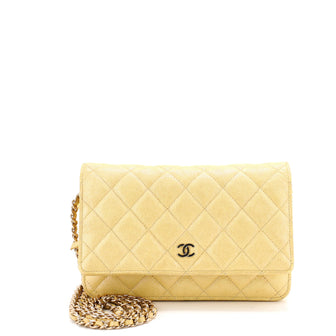 Chanel Wallet on Chain Quilted Caviar