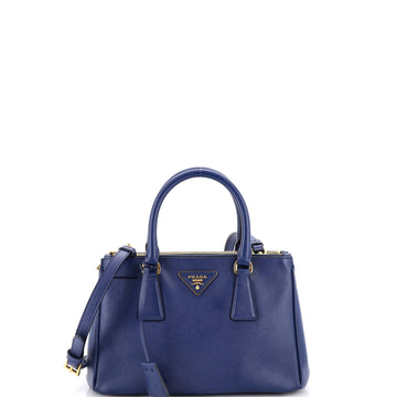 Prada Double Zip Lux Tote Saffiano Leather Small