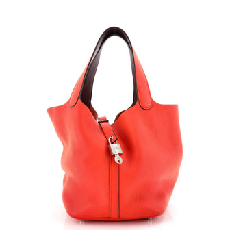 Hermes Eclat Picotin Lock Bag Clemence MM