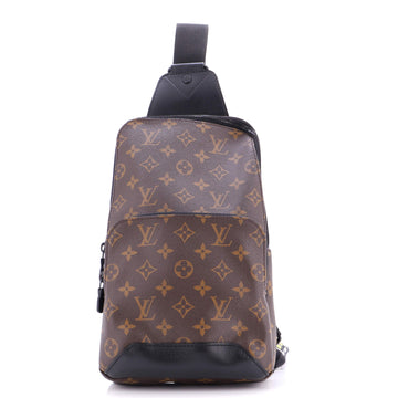 Louis Vuitton Avenue Sling Bag Macassar Monogram Canvas