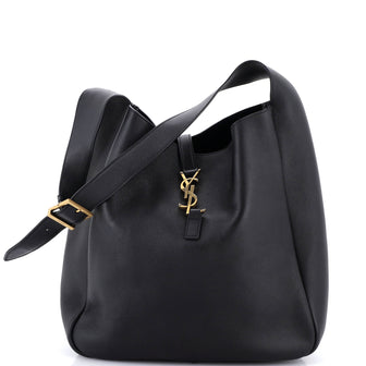 Saint Laurent Le 5 a 7 Supple Hobo Leather Large