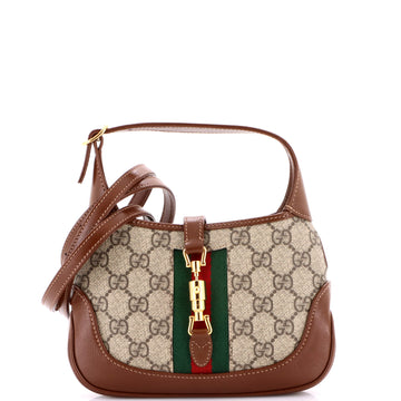 Gucci Jackie 1961 Hobo GG Coated Canvas Mini