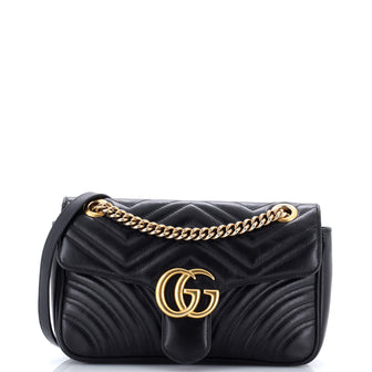 Gucci GG Marmont Flap Bag Matelasse Leather Medium