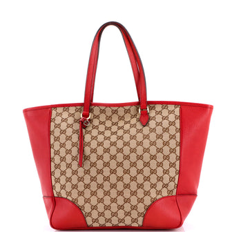 Gucci Bree Tote GG Canvas with Leather Medium