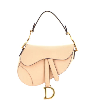 Christian Dior Saddle Handbag Leather Mini