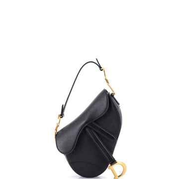 Christian Dior Saddle Handbag Leather Mini