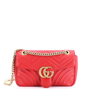 Gucci GG Marmont Flap Bag Matelasse Leather Medium