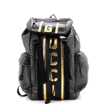 Gucci Dapper Dan Backpack GG Print Leather