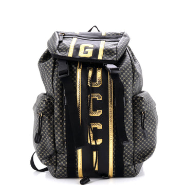 Gucci Dapper Dan Backpack GG Print Leather
